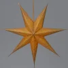 Intratuin kerstster met verlichting blad goud D 60 H 19 cm