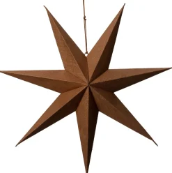 Intratuin kerstster Nula bruin met verlichting D 75 cm