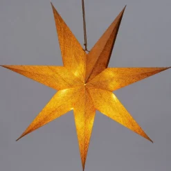 Intratuin kerstster Nula bruin met verlichting D 60 cm