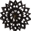 Intratuin kerstster open zwart 30 x 4,5 x 30 cm