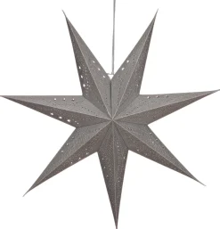 Intratuin kerststerren met verlichting zilver 15 x 60 x 60 cm