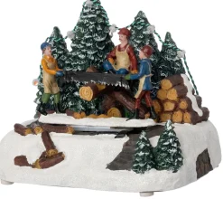 Intratuin kersttafereel boom zagen 16,5 x 14,5 x 20 cm