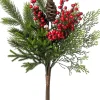 Intratuin kersttak Ceder groen met bes 50 cm