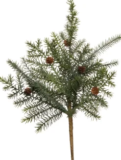Intratuin kersttak ceder met dennenappels 38 cm