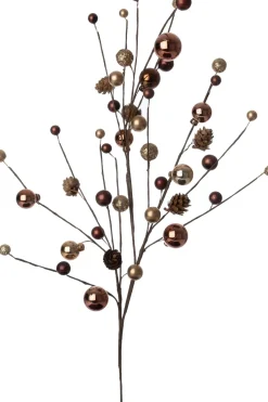 Intratuin kersttak Elin bal bruin 60 cm
