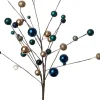 Intratuin kersttak Elin bal groen / goud 60 cm