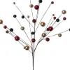 Intratuin kersttak Elin bal rood / groen / goud 60 cm