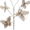 Intratuin kersttak Farfalla vlinder beige 72 cm