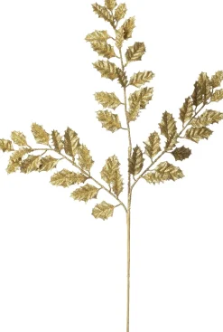 Intratuin kersttak Leona blad goud 84 cm