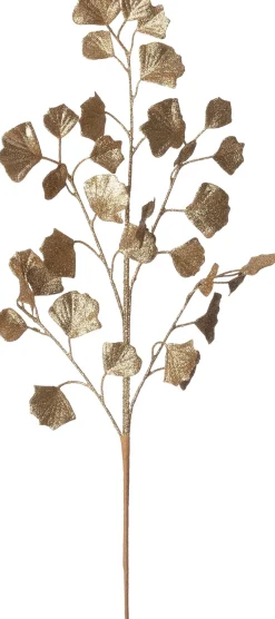 Intratuin kersttak Leona blad bruin 82 cm
