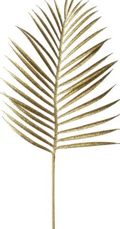 Intratuin kersttak Leona blad goud 76 cm