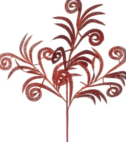 Intratuin kersttak Leona blad rood 55 cm