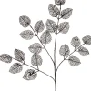 Intratuin kersttak met blad zwart 78 cm