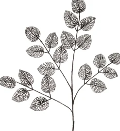 Intratuin kersttak met blad zwart 78 cm