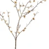 Intratuin kersttak met bloemen crème 98 cm
