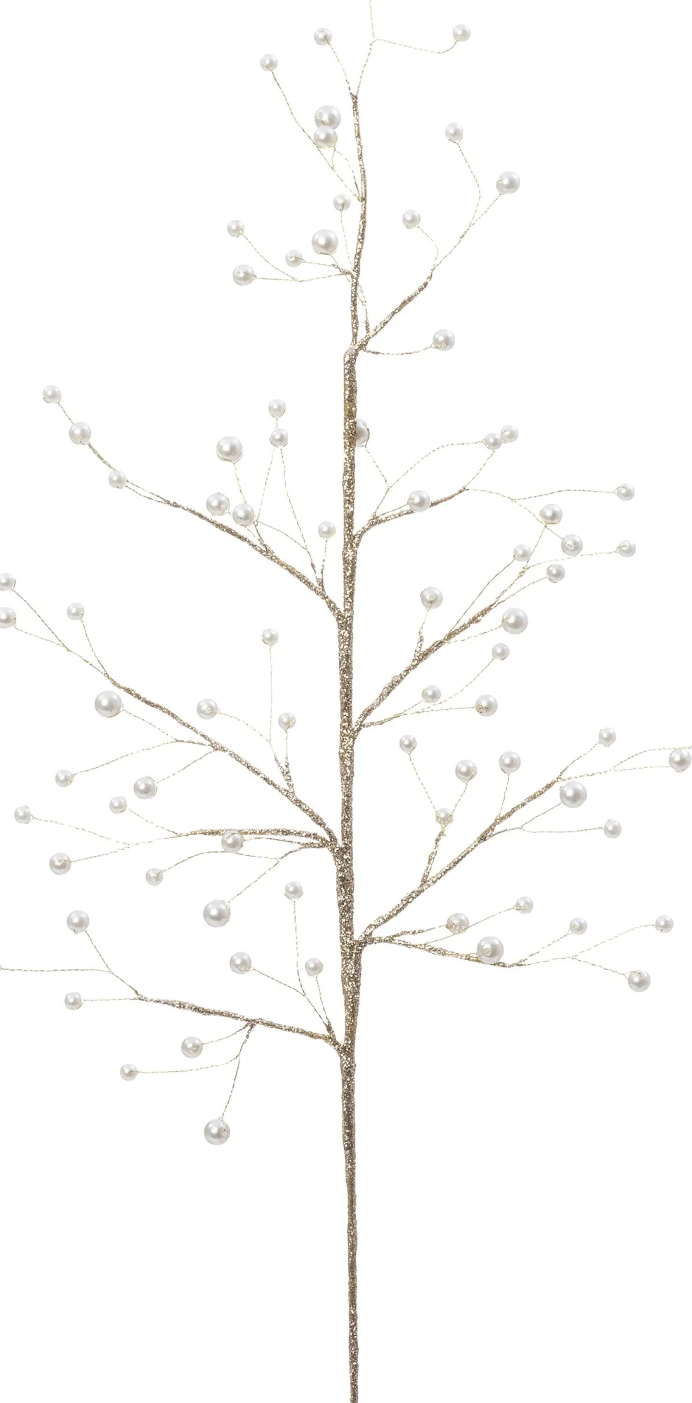 Intratuin kersttak Pearl parels crème 80 cm