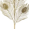 Intratuin kersttak Peco pauwenveer goud 80 cm