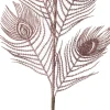 Intratuin kersttak Peco pauwenveer roze 80 cm