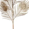 Intratuin kersttak Peco pauwenveer rose goud 80 cm