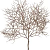Intratuin kersttak wintertak met glitter bruin 58 cm