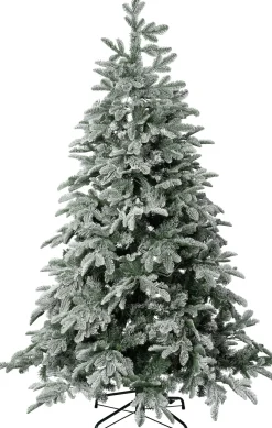 Intratuin kunstkerstboom Arne besneeuwd met 270 lampjes warm wit D 122 H 210 cm