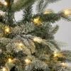 Intratuin kunstkerstboom Axel besneeuwd met 310 lampjes warm wit D 144 H 210 cm