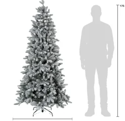 Intratuin kunstkerstboom Helle besneeuwd D 88 H 180 cm