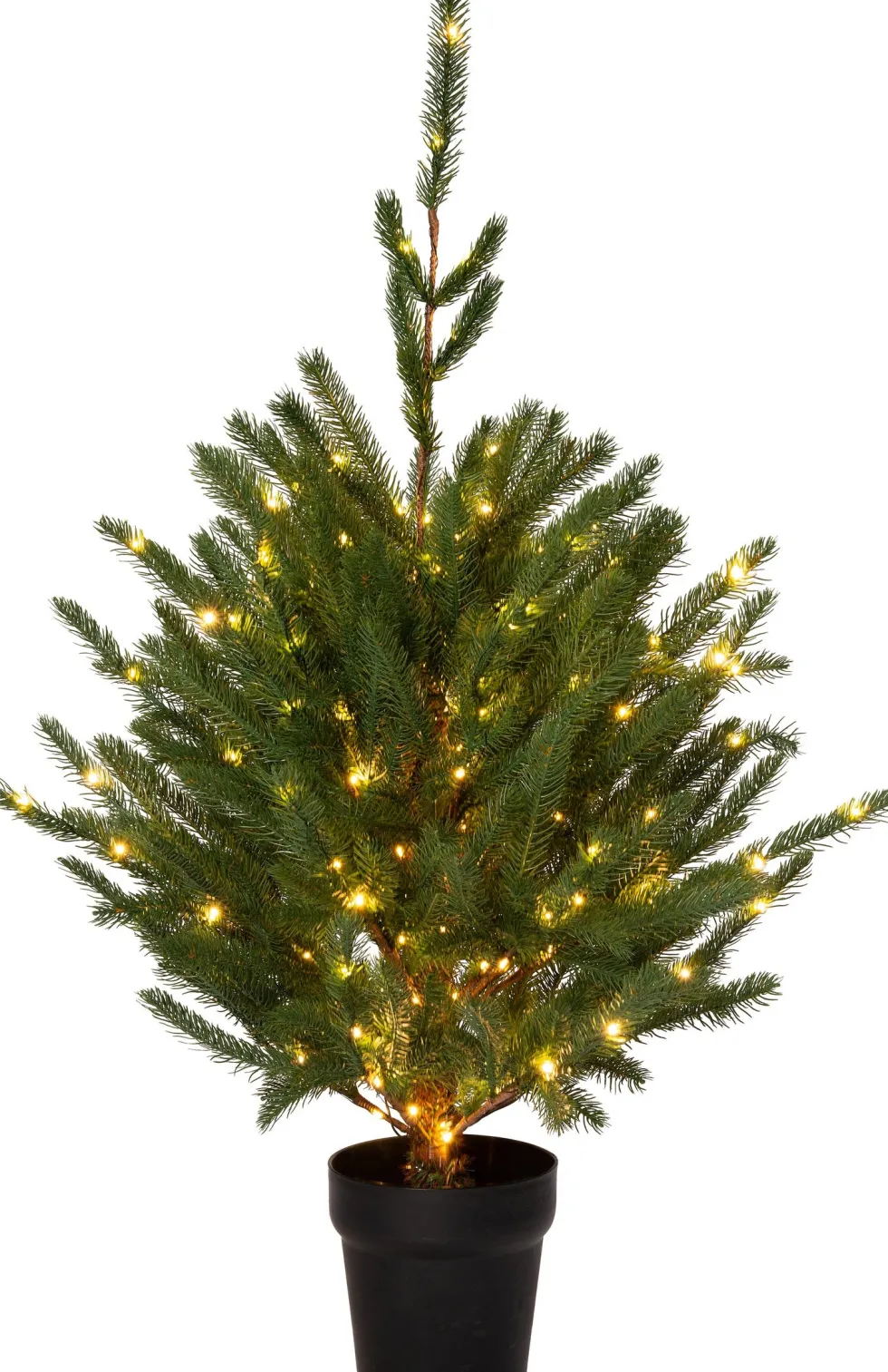 Intratuin kunstkerstboom Karl in pot 150 lampjes warm wit D 88 H 120 cm
