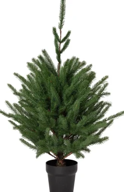 Intratuin kunstkerstboom Karl in pot 150 lampjes warm wit D 88 H 120 cm