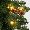 Intratuin kunstkerstboom Malmo op voet met 100 lampjes warm wit D 22 H 165 cm