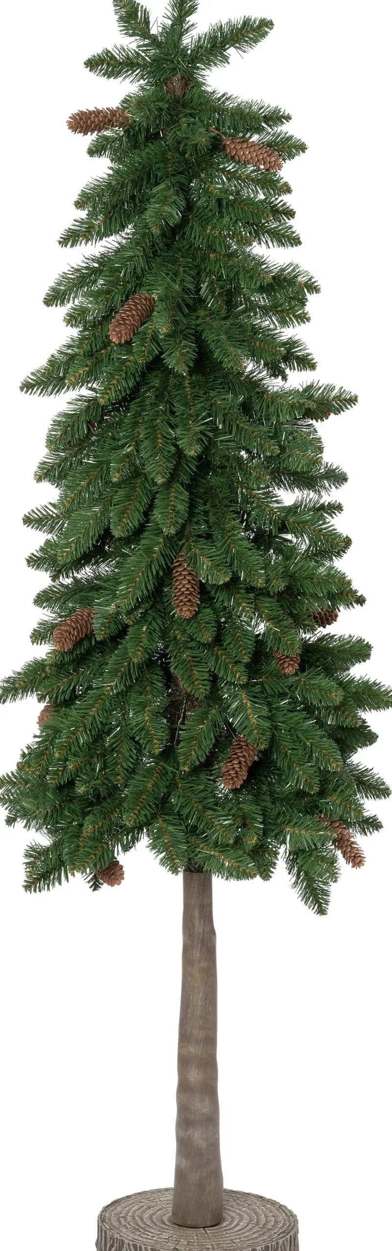 Intratuin kunstkerstboom Malmo op voet met 100 lampjes warm wit D 22 H 165 cm