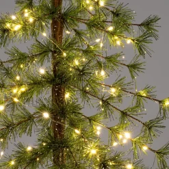 Intratuin kunstkerstboom Mini met 80 lampjes warm wit D 35 H 95 cm