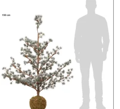 Intratuin kunstkerstboom Nyna besneeuwd D 100 H 150 cm