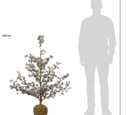 Intratuin kunstkerstboom Nyna besneeuwd D 60 H 125 cm