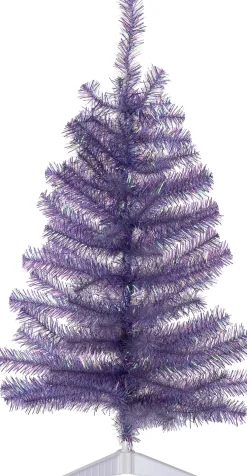 Intratuin kunstkerstboom paars D 50 H 90 cm
