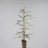 Intratuin kunstkerstboom Stag besneeuwd met 25 lampjes warm wit D 28 H 130 cm