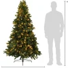 Intratuin kunstkerstboom Sven met 250 LED lampjes warm wit D 118 H 180 cm