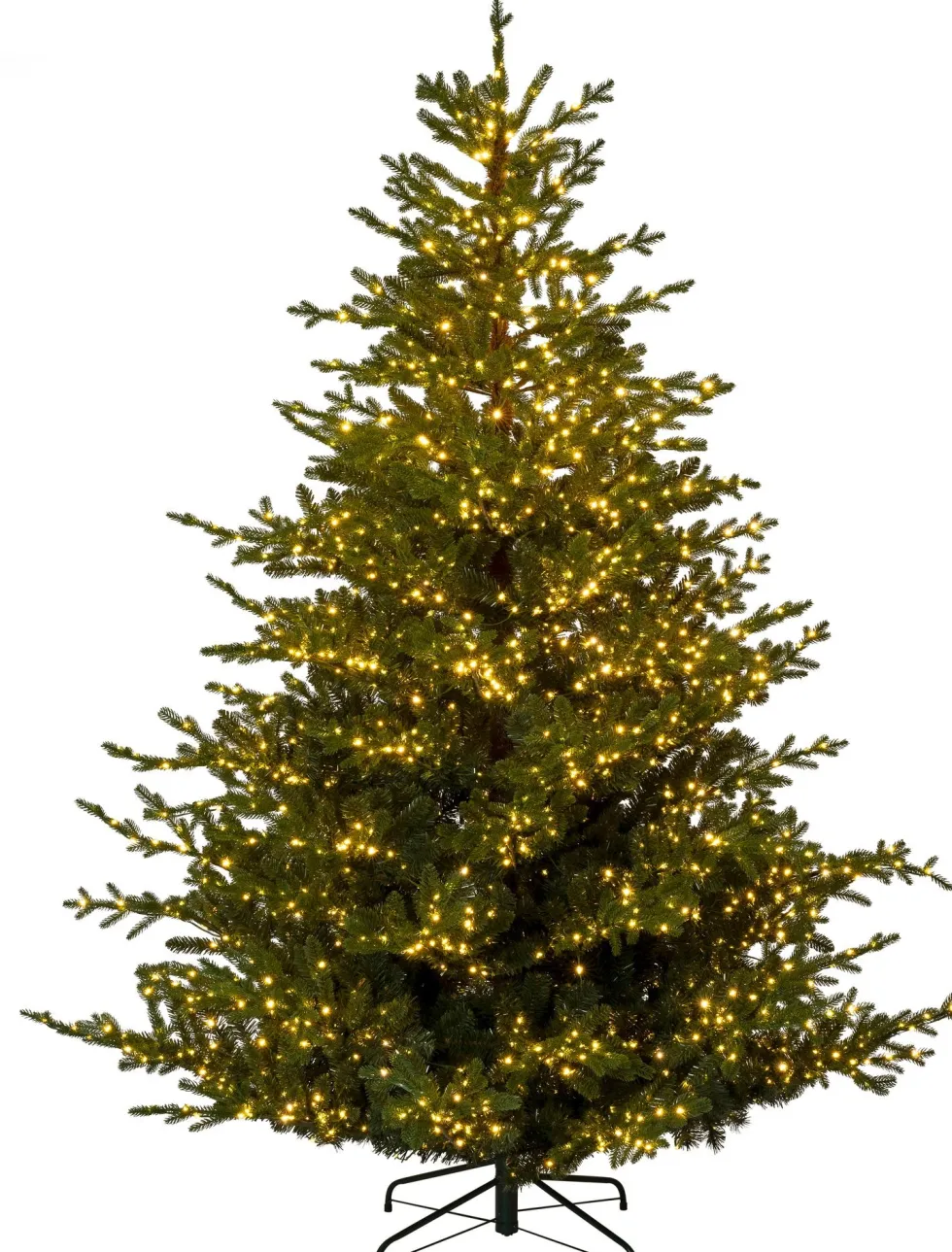 Intratuin kunstkerstboom Svea met 2100 lampjes warm wit D 135 H 180 cm