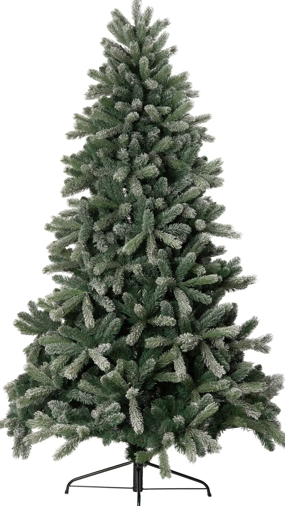 Intratuin kunstkerstboom Sven besneeuwd met 420 LED lampjes warm wit D 144 H 230 cm