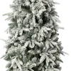 Intratuin kunstkerstboom Tronk besneeuwd op stam met 250 lampjes warm wit D 79 H 210 cm