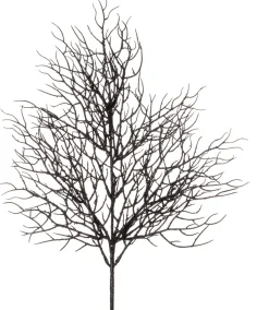 Intratuin kunstkersttak 48 cm zwart