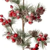 Intratuin kunstkersttak Dennen met bessen 80 cm groen