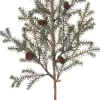 Intratuin kunstkersttak Taxus met dennenappels 50 cm