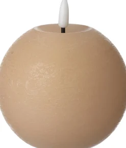 Intratuin LED bolkaars Jason beige D 10 H 11 cm