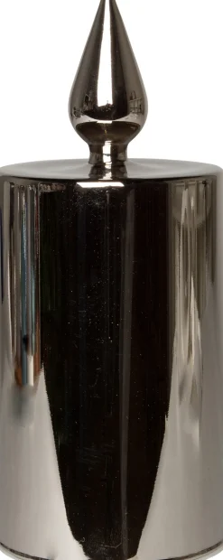 Intratuin LED kaars in glas brons D 9 H 20 cm