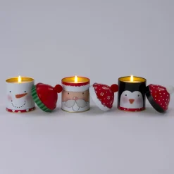 Intratuin LED kaars in pot pinguin D 9,5 H 15 cm