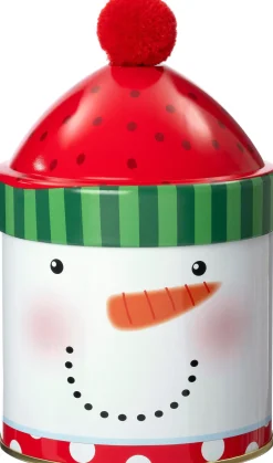 Intratuin LED kaars in pot sneeuwpop D 9,5 H 15 cm