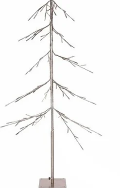 Intratuin LED kerstboom Daan goud met 96 lampjes warm wit D 57 H 120 cm