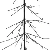 Intratuin LED kerstboom Daan zwart met 96 lampjes warm wit D 57 H 120 cm