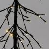 Intratuin LED kerstboom Daan zwart met 216 lampjes warm wit D 82 H 180 cm